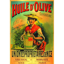 Affiche Huile D Olive Chapeau Rupture Definitive Nice Boutique Clouet