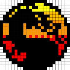 Resultado De Imagen De Hama Bead Call Of Duty Pixel Art Pixel Art Templates Pixel Art Design