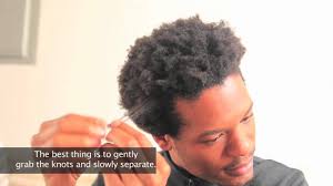 Whether it is a weekly issue or just a problem from wearing extensions too long, a tangle can outgrow a tangle and turn into something else. How To How I Detangle Dry Natural Hair 4c Youtube