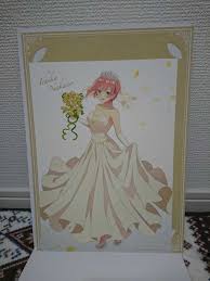 SALE／62%OFF】 新品 五等分の花嫁 台紙付イラストポートレート 中野五月 abamedyc.com