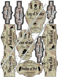Potion Bottle Labels In 2020 Halloween Spell Book Spell Book Halloween Spells