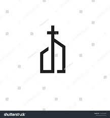 Church Minimal Logo Icon Designs Stock Vector Royalty Free 1167475480 Church Logo Design Church Logo Church Logo Inspiration
