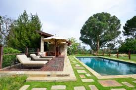 Then add fabric and decorative stone. 40 Swimming Pool Landscaping Ideas Hgtv