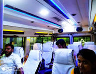 12 seater mini traveller bus booking Noida - 10% off