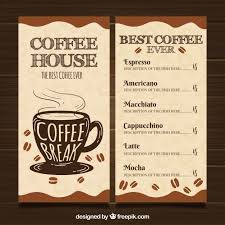 Download Baixe Modelo De Menu De Restaurante Com Cafe Gratuitamente Coffee Shop Menu Menu Template Restaurant Menu Template