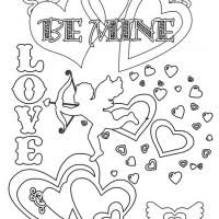 Set up a table outside and keep kids of all ages occupied with these spring pictures to color. Printable Valentine Coloring Pages For Preschool Coloring And Malvorlagan