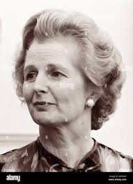 Thatcher portrait hi-res stock photography and images
