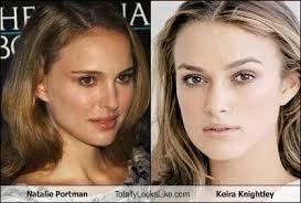 Natalie Portman And Keira Knightley Look Alike Keira Knightley Natalie Portman Natalie Portman Keira Knightley