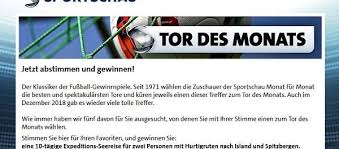Der torschütze des monats dezember 2012 heißt juan arango von borussia mönchengladbach. Reise Gewinnspiel Sportschau Tor Des Monats Dezember 2018 Gewinnspieletipps De