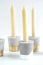 Not only are the candle holders fun to use for the elevation of your home decor they are super fun to make at home too. Concrete Diy Candle Holders Polka Dot Wedding