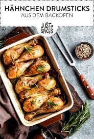 Hahnchen Drumsticks Aus Dem Backofen Rezept Rezepte Drumstick Rezepte Essen Kochen