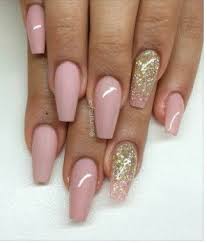 Soft Pink Gold Matte Nails Pink Acrylic Nails Blush Pink Nails Light Pink Acrylic Nails