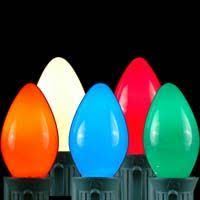 Vintage Christmas Lights Painted Bulbs Novelty Lights