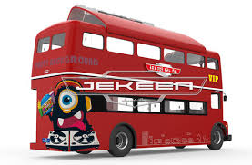 It looks like a regular bus with a second bus on top, providing a compact way to add more seating space without enlarging the vehicle itself. Fabulous Double Decker Food Kiosk Bus Truck