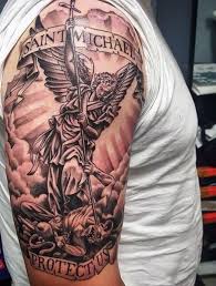 Jake is an amazing artist. Top 73 St Michael Tattoo Ideas 2021 Inspiration Guide