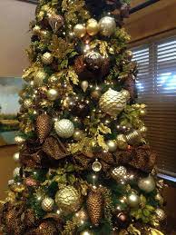 Brown Silver And Gold 12ft Christmas Tree Green Christmas Decorations Christmas Tree Store Christmas Tree Design