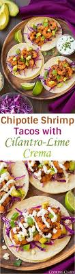 I was never in love with fish tacos until we moved to san diego. 24 Shrimp Tacos Ideas Shrimp Tacos Seafood Dishes Mexican Food Recipes
