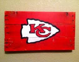 Kansas City Chiefs Wall Art Kansas City Chiefs Chiefs Crafts Kansas City Chiefs Football