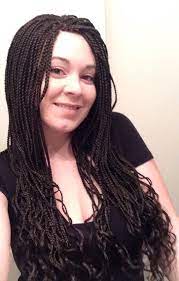 White Girl Braids Microbraids Micro Braids Box Braids Poetic Justice Short Hair Extension Ideas Braids For Short Hair Braided Hairstyles White Girl Braids