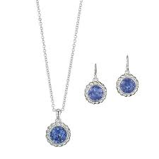 Birthstone Necklace And Earring Set In 2021 Birthstone Necklace Earring Set Avon Jewelry