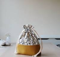 Classic Drawstring Knitting Bag | Knitted Loops Collection — Alex Collins