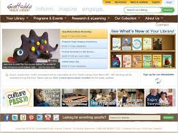 Scottsdale Public Library Mickie Approved Websitedesign Webdesign Layout Website Design Library Programs Public Library