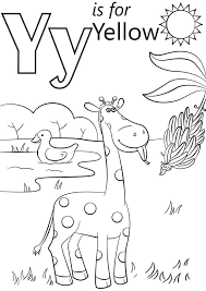 Fun coloring pages, color posters, worksheets, and handwriting practice. Yellow Letter Y Coloring Page Free Printable Coloring Pages For Kids