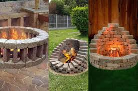 The technique to achieve a square fire pit instead of a circular one is the same, all you need is concrete blocks and concrete mix. Add A Diy Fire Pit To Your Backyard Paradise