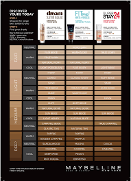 19 Maybelline Age Rewind Foundation Color Chart Maybelline