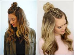 Home » braided hairstyle » top 25 braided hairstyle tutorials you'll totally love. Half Up Half Down Top Knots Best For Summer Time Hairstyles 2017 Hair Colors And Haircutshairstyles 2016 Ha Hair Styles Half Braided Hairstyles Easy Braids