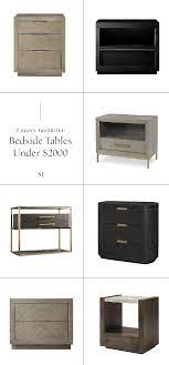 You can even find mirrored nightstands if that's what you need. Best Nightstands And Bedside Tables For A Contemporary Modern Bedroom The Savvy Heart Interior Design Decor And Diy