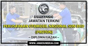 Bekas jurutera proton projek kereta waja. Permohonan Pelbagai Jawatan Dibuka Di Proton Kelayakan Diploma Ijazah Boleh Memohon
