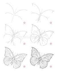 How To Draw Sketch Of Beautiful Fantastic Butterfly Creation Step By Step Pencil Drawin Butterfly Art Painting Flower Art Drawing Art Drawings Sketches Simple