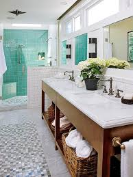 With approximately one hundred square feet each, here are four bath renovations that made the most of the space. A Coastal Inspired Guest Bathroom Beach House Bathroom Guest Bathroom Remodel Guest Bathroom