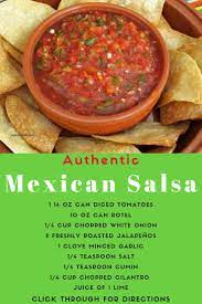Authentic Mexican Salsa Authentic Mexican Salsa Homemade Salsa Recipe Mexican Salsa Recipes