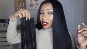 This is the perfect hair weave hairstyle for work or play. Best Extensions For African American Women Beahairs Com Review Kinky Straight Youtube