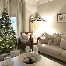 Each room is decorated according to its mood, with plenty of space between tableaux. Well It S Here Love Christmas Eve I M Always First Up And Love Pottering Around Getting The House Christmas Living Rooms Cosy Living Room Home Living Room