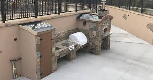 They are strong, weather resistant, fire proof and relatively inexpensive. Concrete Block Outdoor Kitchen Project By David At Menards