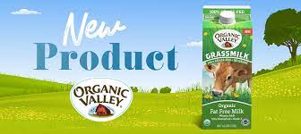 Organic low fat lactose free milk (1/2 gl). Organic Valley Expands Grass Fed Product Line With Fat Free Grassmilk Deli Market News