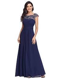 Approfitta delle offerte per la collezione donna. Fotoe20 It Shop Ever Pretty Vestiti Da Sera E Cerimonia Donna Linea Ad A Elegante Stile Impero Chiffon Abiti Da Damigella D Onore Blu Navy 50