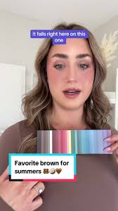 ROSE BROWN 🐻🥥🤎 #cooltone #coolbrown #summercoloranalysis  #summercolorpalette #softsummer #coloranalysistok #coolundertone