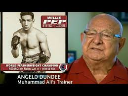 Angelo Dundee Interviews Willie Pep; He talks fighting Sugar Ray Robinson  in amateur's (RARE)