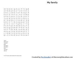 Many automatic features help you quickly create great lookiing one or two page worksheets in portrait or landscape styles. Family Word Search By Losmaterialesdecris Teachers Pay Teachers