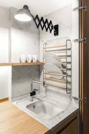 Compact Multifunctional Flat With Zoning Ideas One Room Flat Small Room Design Flat Decor