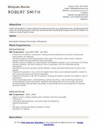 Dialysis Nurse Resume Samples Qwikresume