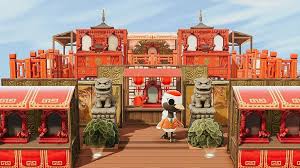 Chinese Animal Crossing Temple By Vail Crossing From Instagram Acnh Animalcrossingnewhorizons Anima Animal Crossing Animal Crossing Qr Animal Crossing Game