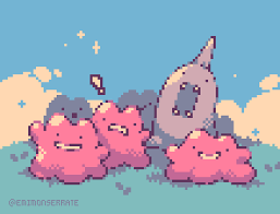 To make it easier to construct a suitable environment for breeding, it is possible to place the. Ditto And Animon Pokemon And 3 More Drawn By Excarabu Danbooru