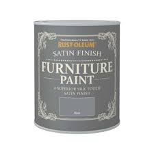 Rust Oleum Satin Furniture Paint Slate 125ml Metallic Painted Furniture Painted Furniture Rustoleum