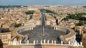 Peter's basilica in vatican city, the papal enclave within rome (the piazza borders to the east the rione borgo). File St Peter S Square Vatican City April 2007 Jpg Wikipedia