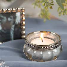 See also:mercury glass mercury pillar candle holder silver mercury mercury candle. Silver Mercury Glass Votive Candle Holder